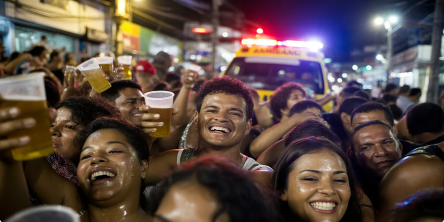 Entre a alegria e o excesso: o Carnaval também revela seus impactos invisíveis sobre a saúde e a segurança da população.